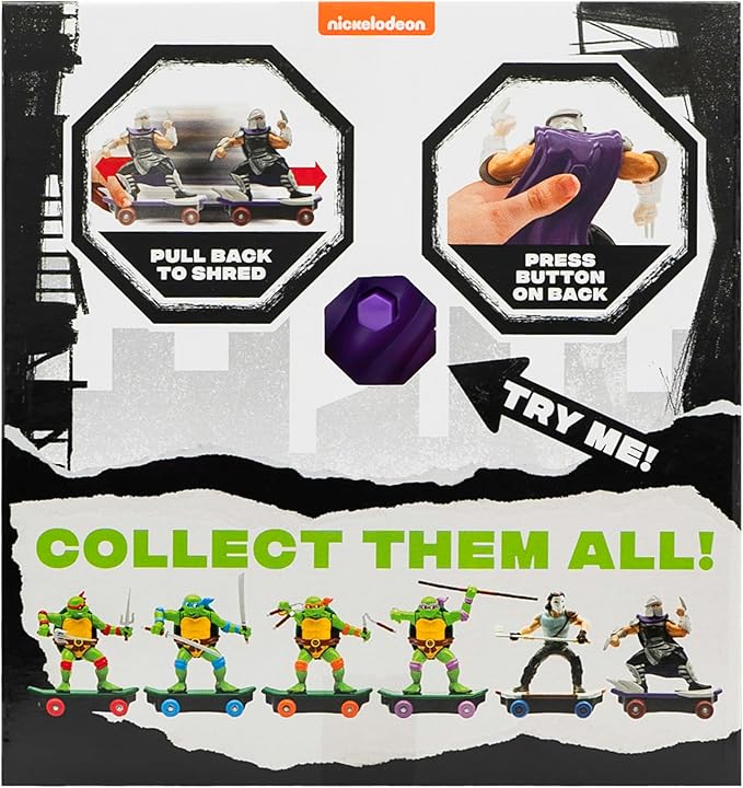 Teenage Mutant Ninja Turtles 5" Sewer Shredders Classic Edition Shredder Ages 3+ Action Figure