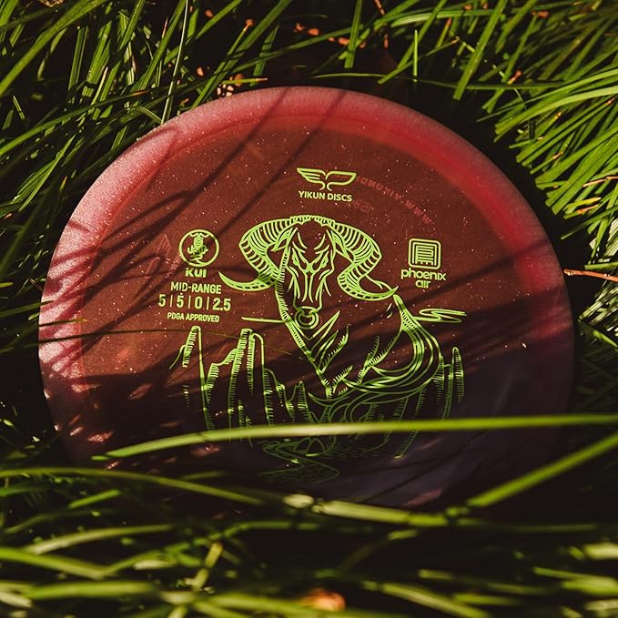 Yikun Midrange Disc Golf Disc-Overstabel Golf Mid-Range,PDGA Approved Great for Competition,Leisure and Entertainment