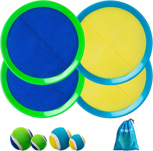 EVERICH TOY Upgraded Toss and Catch Ball Game Set, Outdoor Games for Kids Toys, Stocking Stuffers for Family Games, Beach Pool Yard Christmas Toys Birthday Gifts for Boys Girls 3 4 5 6 7 8-12 Year Old