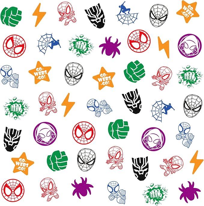 24 Pcs Spidey Stampers, Spidey Birthday Party Supplies, Goody Bag Treat Bag Stuff for Spidey Birthday Party Gifts