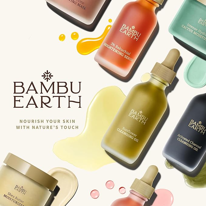 BAMBU EARTH Intense Hydration Cactus Face Moisturizer - Deeply Hydrate with Pressed Serum Formula - Skincare to Soften Texture, Balanced Complexion for Healthy-Looking Glow - 1.6 oz net wt.