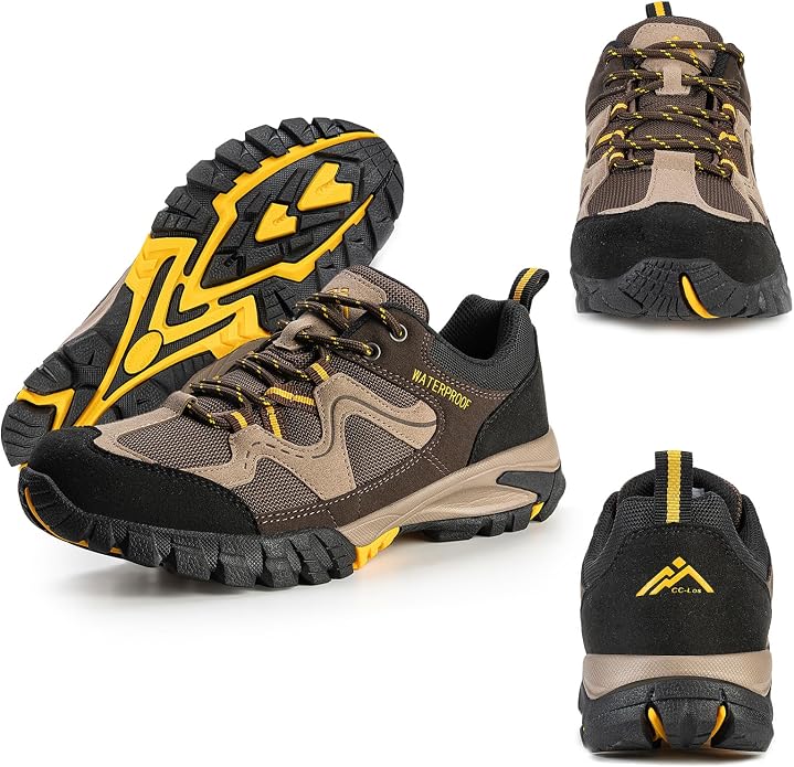 CC-Los Women's Lightweight Waterproof Hiking Shoes for Walking, Outdoor & Climbing