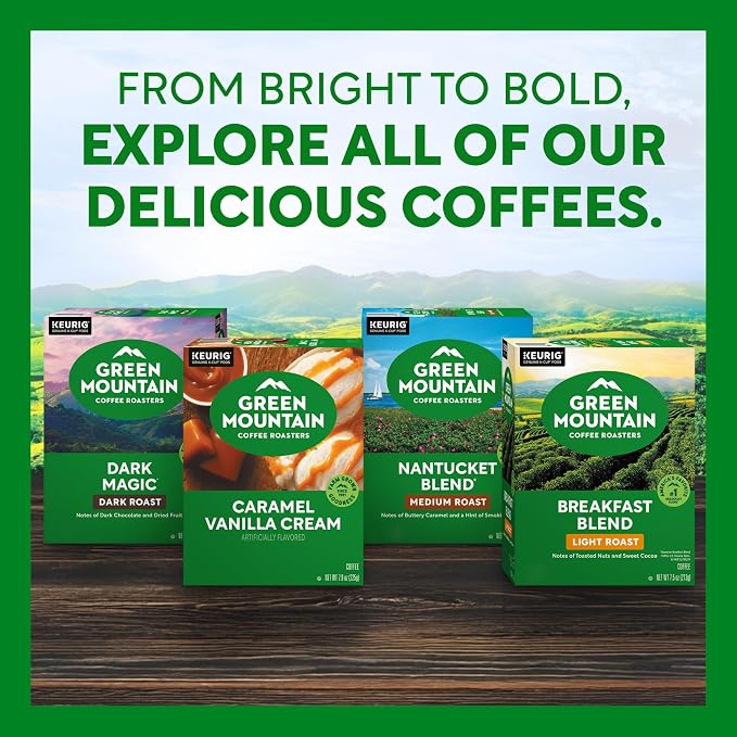 Green Mountain Coffee Roasters Maple Pecan Keurig K-Cup Pods, Light Roast Coffee, 60 Count