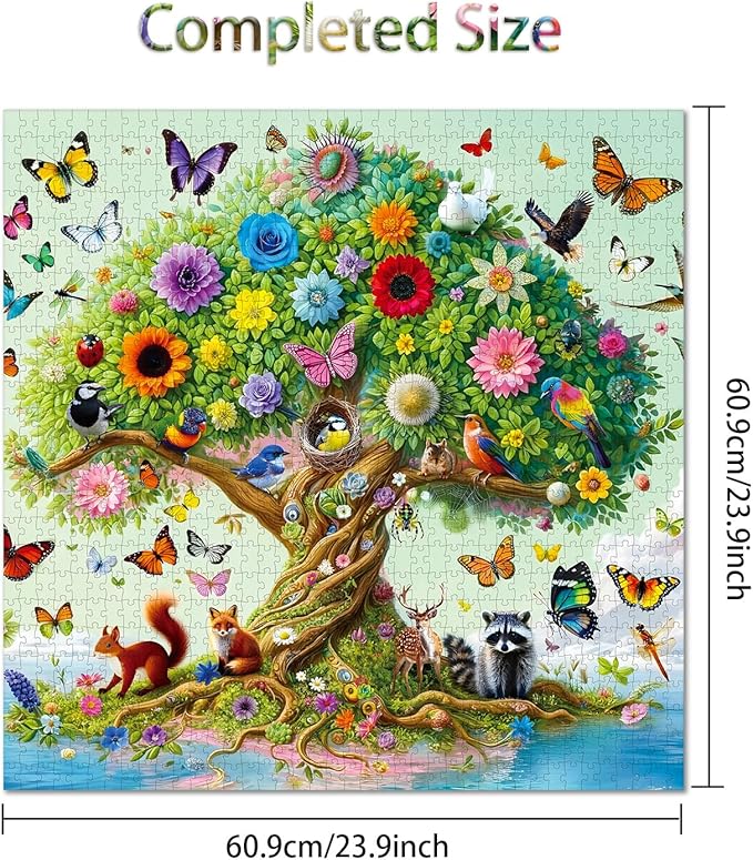 1000 Pieces Jigsaw Puzzles for Adults and Teens and Family Happy Game Time Animal Cute Funny Puzzle (Magic Island)