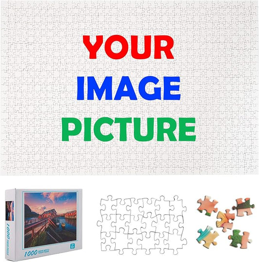 Custom Puzzle from Photo Custom Jigsaw Puzzle Unique Birthday Present Suitable for Children Family and Friends Personalized Puzzle-Multi Size (1000piece-Cardboard)