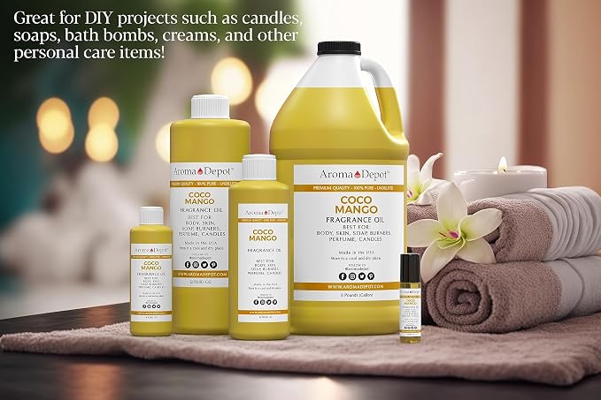 30ml. Coco Mango Roll-on Perfume/Skin Body Fragrance Oil. Our Interpretation, Pure-Uncut. Add a Few Drops to Your Aromatherapy Diffuser. Smell Good All Day, Any Day!