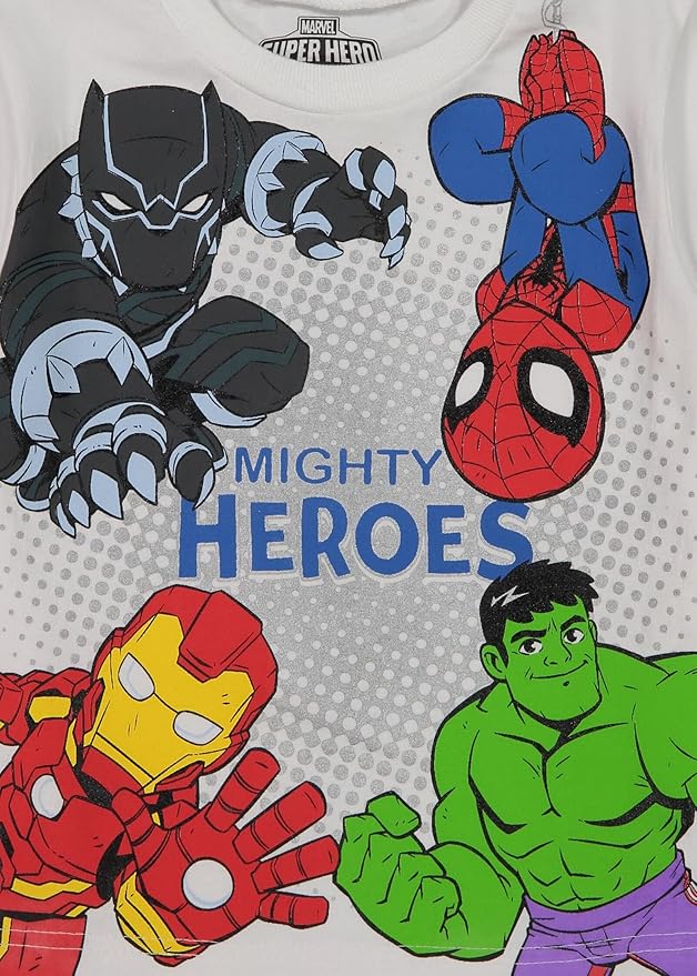 Marvel 4 Pack Graphic T-Shirts