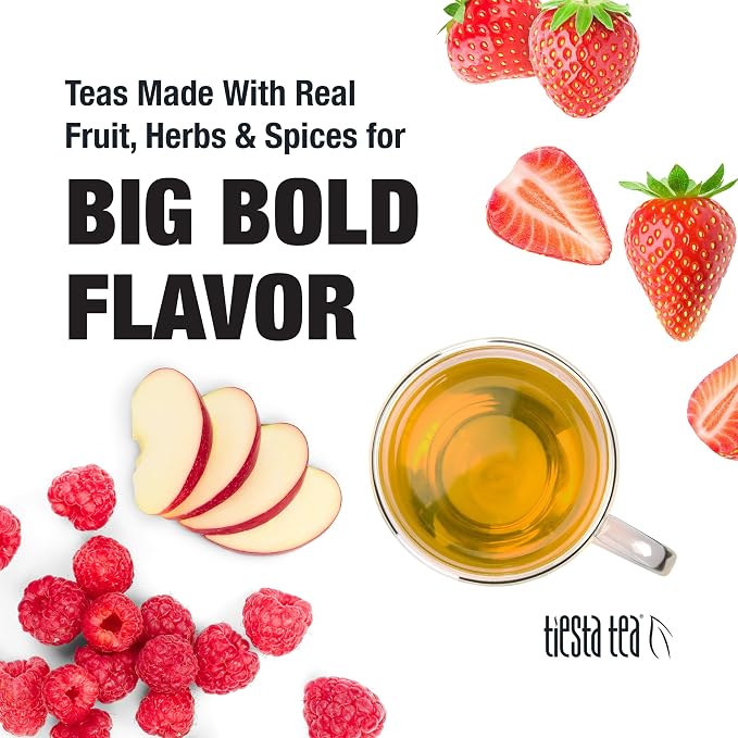 Tiesta Tea Pomegranatopia – Premium Loose Leaf Mixed-Berry Pomegranate White Tea | Low-Caffeine Blend | Hot & Iced | 8oz Resealable Pouch | Brews Up to 200 Cups