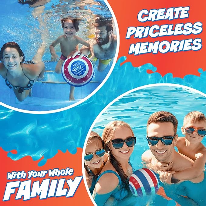 Activ Life The Ultimate Pool Ball - Fill It with Water to Play Underwater Games! Best Pool Toys for Kids Ages 8-12 - Fun Summer Toy for Boys & Gift Ideas for 6, 7, 9, 10 & 11 Year Old Girls & Teens