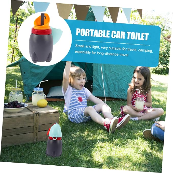 Portable Travel Potty Toilet for Boys and Compact Car Urinal Cup with Leak-Resistant Design Clean Portable Toilet for Camping and Outdoor Use