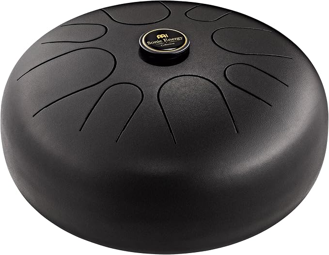 Meinl Sonic Energy Steel Tongue Drum 8 Notes 16" with Mallets, Bag — Sound Healing Instrument for Musical Education, Meditation, ASMR, Yoga