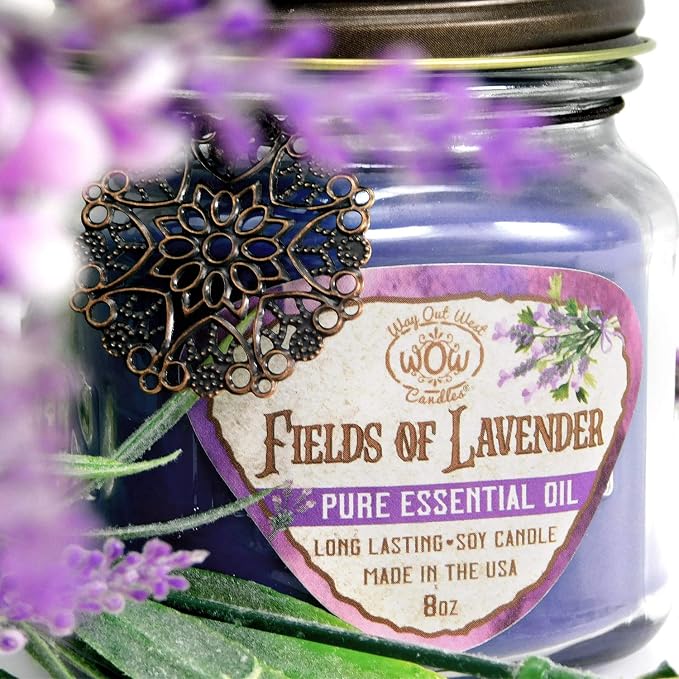 Aromatherapy Candle Gift Set for Mom | Long Lasting Soy Wax | Eucalyptus Mint & Lavender Essential Oil | Jar 2 Pack Handcrafted in USA