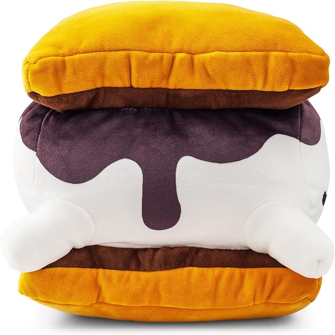 MoshiOshis Yume Mashumaro S'More 9-Inch Character Plush Toy | Huggable Soft Stuffed Toy Collectible for Cuddling