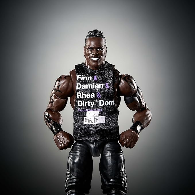 Mattel WWE Elite Action Figure & Accessories, Series #115 6-inch Collectible R-Truth with 25 Articulation Points & Swappable Hands