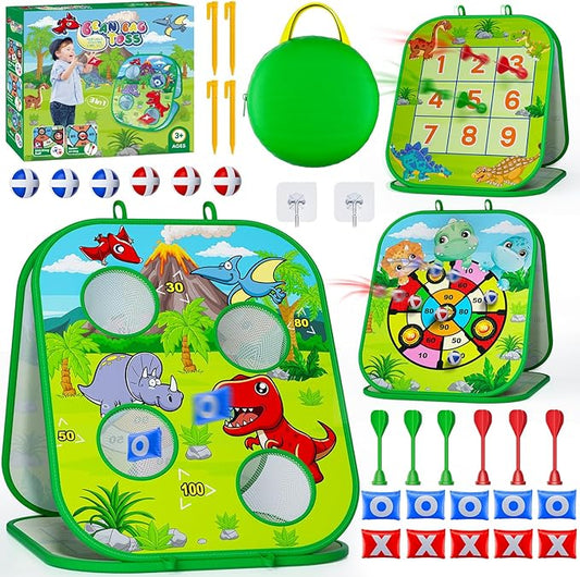 Bean Bag Toss Game for Kids, Toddler Toys for Party Games and Outdoor Toss Games, Gift for Birthday or Christmas for Kids Aged 3 4 5 6 7 8 Year Old