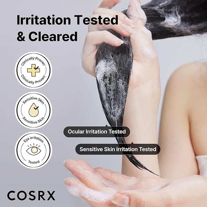 COSRX PEPTIDE 132 Hair Shampoo & Conditioner Set, Double Size (21.36 fl oz) - Dry Scalp Shampoo + Keratin Hair Treatment, Daily Peptide Scalp Care for Dandruff, Itchy or Flaky Scalp