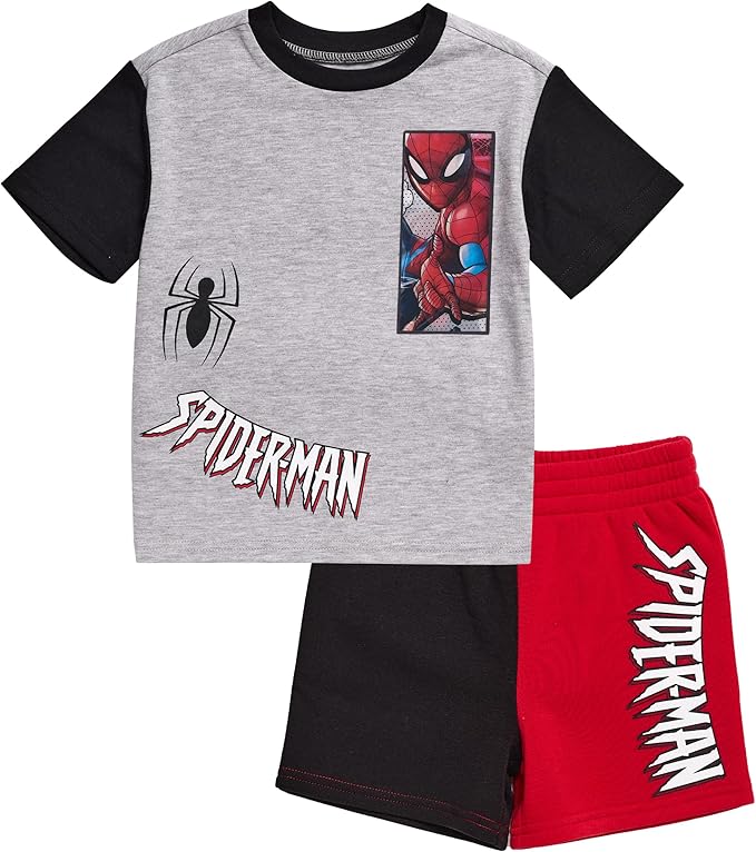 Marvel Boys' Spiderman S/S Lenticular Shor