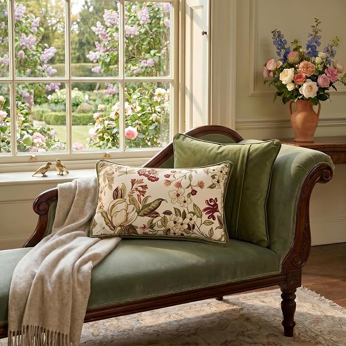 Designer Velvet Throw Pillow Covers,20"x12" Set of 2-Grace A | Pillow Cover,Concealed Zipper Design,Dragonfly Pattern,Sofas,Bedroom,Living Room,Lounge Chairs,All Season Home Decor