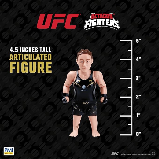 UFC 4.5-Inch Articulated Action Figure – Alexa Grasso with Accessories | Official UFC Collectible by PMI | 1 Pack Window Box | 4 Fighters to Collect