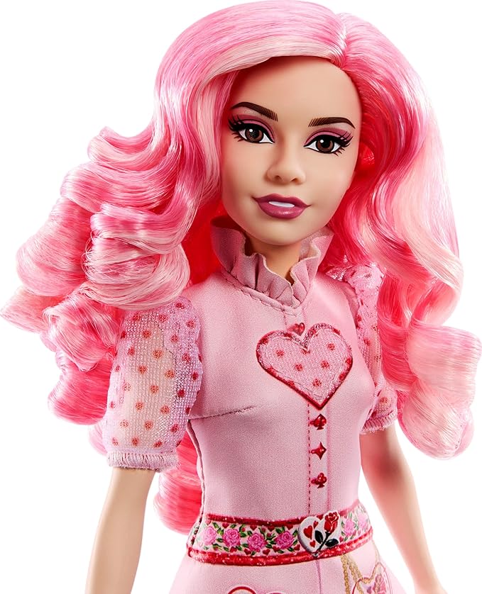 Mattel Disney Descendants: The Rise of Red Singing Bridget, Young Queen of Hearts Doll in Movie-Inspired Clothes, Sings “Shuffle of Love” in English