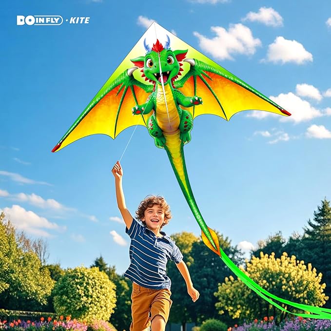 Kite for Ages 8-12, Easy to Fly and Assemble Rocket Kites for Beginner, Single Line String Professional Kites for Beach and Outdoor Activity