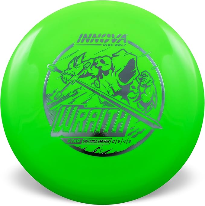Innova Disc Golf Champion Material Bottom Stamp Star Wraith Golf Disc (Colors may vary)
