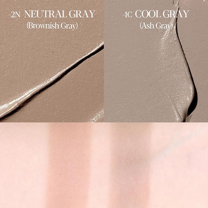 Espoir Be Glow Shading Stick Contour #1 Neutral Gray│Creamy Solid Texture & Smooth Gliding on Face with Hyaluronic Peptide, Well-Blending and Seamless Contouring for Daily Makeup, Natural Color