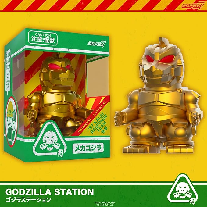 Super7 Toho Fun! Fun! - Mechagodzilla (Vintage Toy Gold) Action Figure