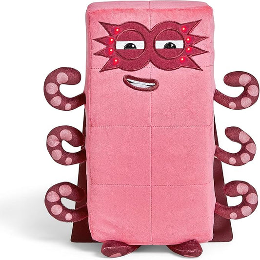 hand2mind Numberblocks Sing-Along Superhero Octoblock Plush, Music Toys, Numbers for Toddlers, Preschool Math Learning Toys, Light Up Stuffed Animal Plushies, Counting Blocks, Kids Birthday Gifts
