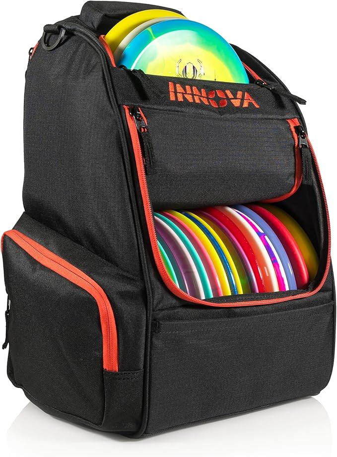 Innova Adventure Pack Disc Golf Backpack – Holds 25 Discs – Includes Mini, Disc Golf Bag