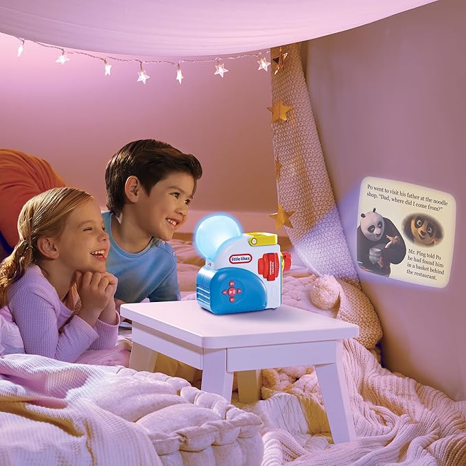Little Tikes Story Dream Machine DreamWorks Kung Fu Panda Dragon Warrior Story Collection, Storytime, Books, DreamWorks Animation, Audio Play Character, Gift and Toy for Ages 3+ Years