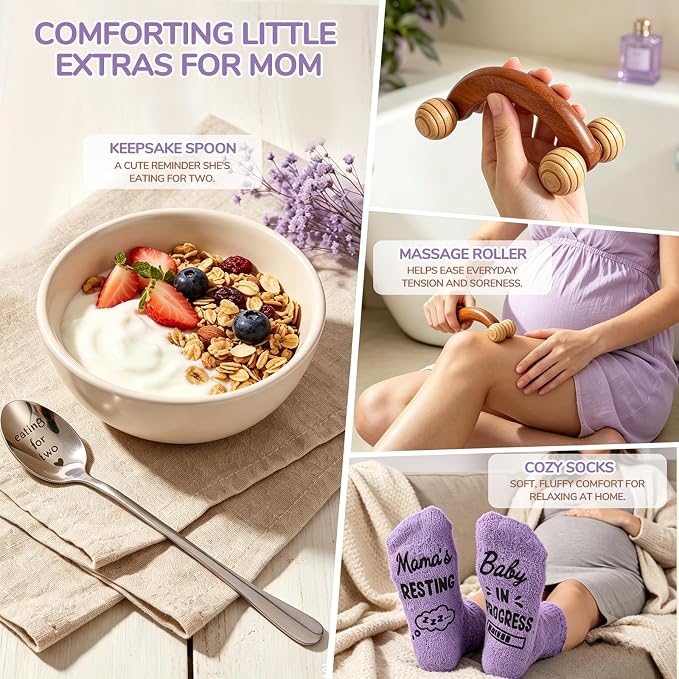 2nd Trimester Pregnancy Gifts for Expecting Moms, Pregnancy Care Package for Women, Pregnant Gifts Box, 2nd Trimester Must Haves Essentials, 2nd Trimester Pregnancy Gift Box