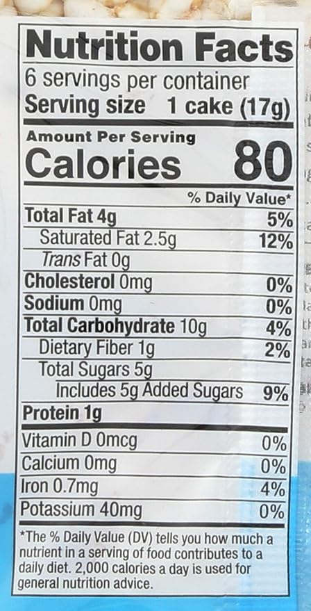 Element Organic Dark Chocolate Rice Cake, 3.5 OZ