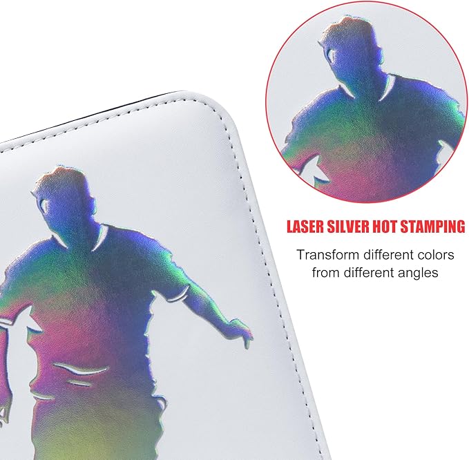 400 Pockets Soccer Card Binder, Portable Waterproof Storage Card Album with Removable Sleeves for Sports Soccer Cards 2025 2026 Collectors