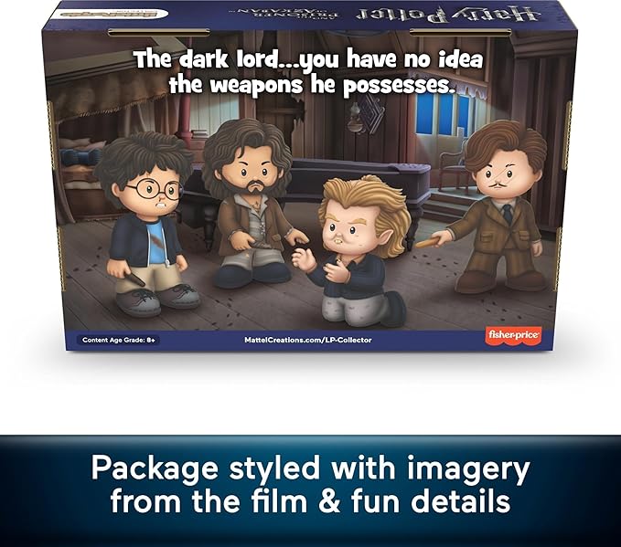 Little People Collector Harry Potter and The Prisoner of Azkaban Movie Special Edition Set for Adults & Fans, 4 Figures in a Display Package