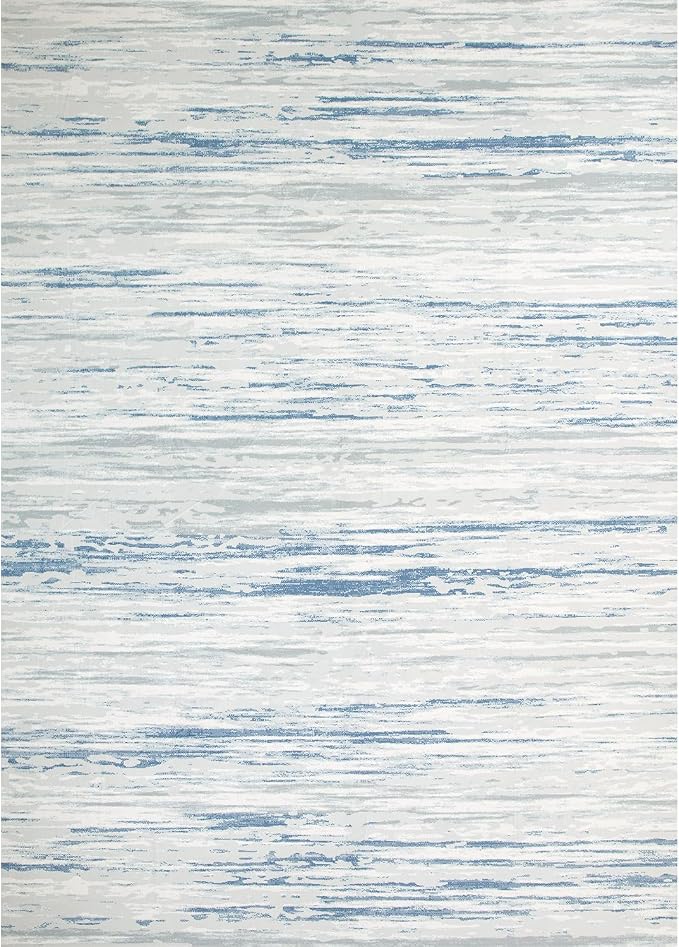 Washable Rugs 8x10 Washable Area Rugs for Living Room,Bedroom,Dining Room- Large Modern Abstract Rugs with Non Slip Rubber Backing,Soft Low Pile Neutral Accent Carpet for Nursery Home Office