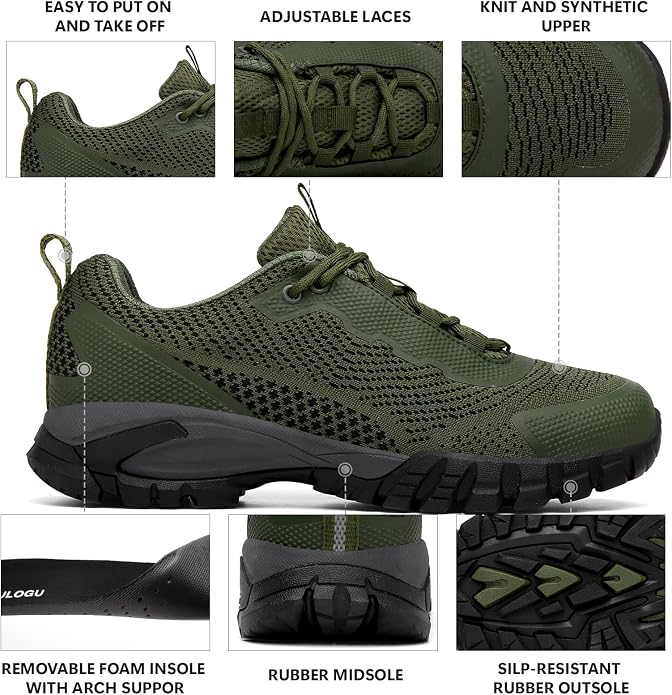 LEDINEY Hiking Shoes Women Waterproof Lightweight for Trail Trekking Camping Outdoor
