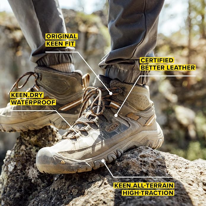 KEEN Women's Targhee III Mid Height Waterproof Hiking Boot