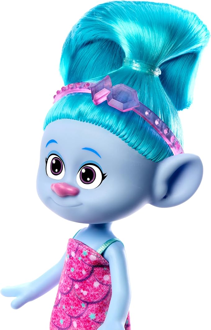 Mattel DreamWorks Trolls Band Together Trendsettin’ Fashion Dolls, Chenille with Vibrant Hair & Accessory, Toys Inspired by the Movie