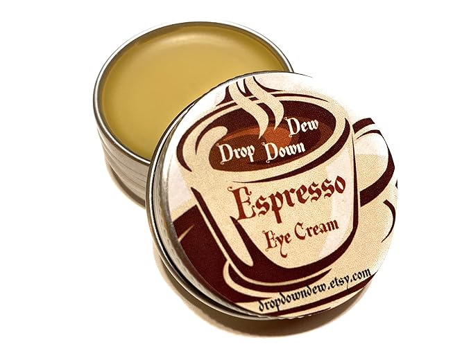 Espresso Eye Cream, Caffeine Eye Cream, Eye Brightener, Dark Circle Reducer, 1/2 oz.
