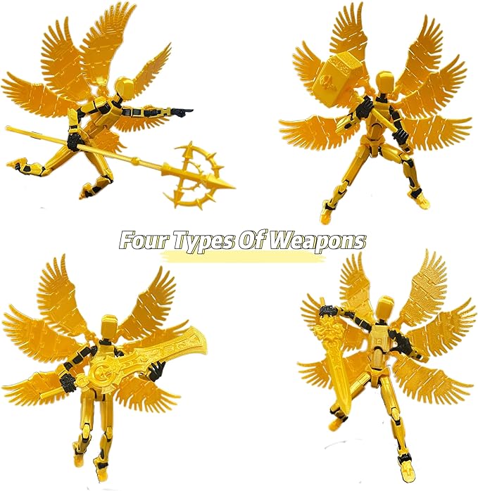 (Assembly Completed) T13 Action Figure Set,Titan 13 Robot Movable Action Figure,3D Printed T13 Articulated,Full Body Mechanical Doll,Christmas Birthday Gift for Kids Adult