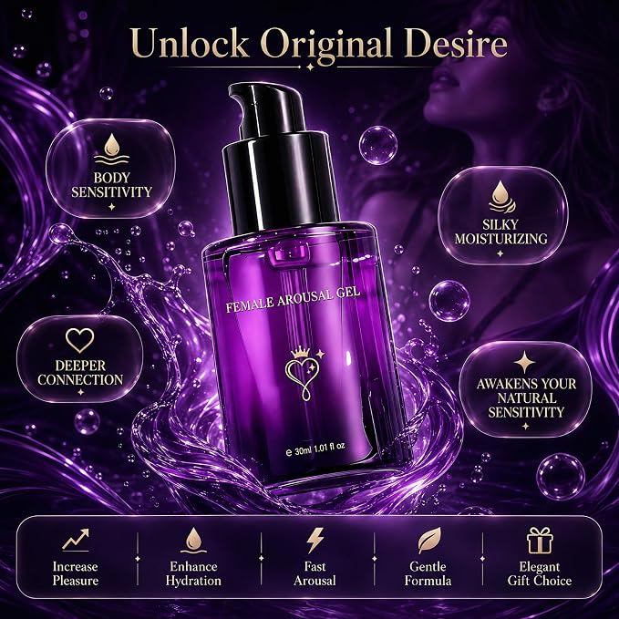 Intense Fast Orgasmic Oil, Female Arousal Oil, Excite Gel for her, Upgraded Gentale Formula, Enhances Intimate Experiences for Women