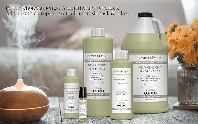 Aroma Depot 1oz / Pearberry Perfume Oil for making, Body Oil, Soap, Candle Making & Incense. Our version is a Premium Quality Undiluted & Alcohol Free