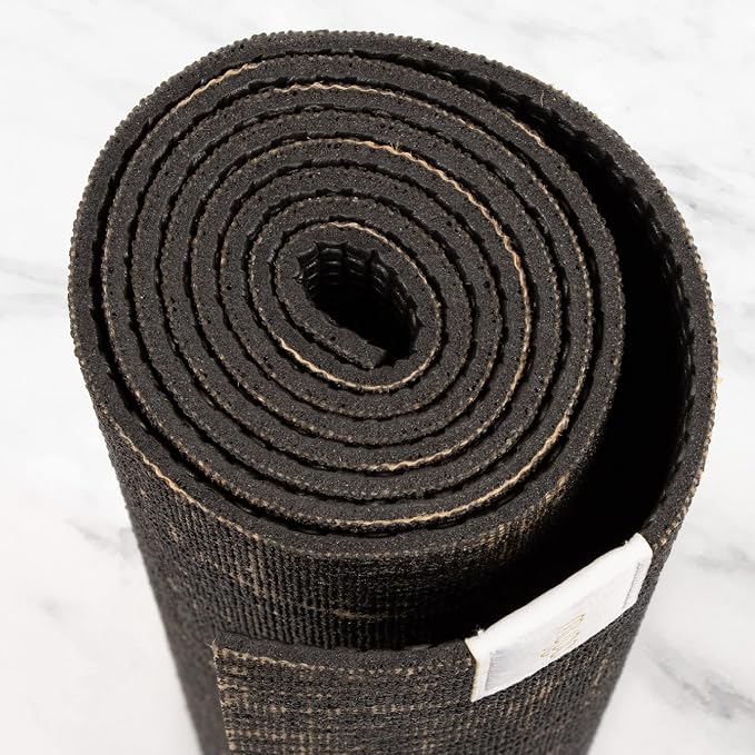Myga Jute Yoga Mat, High Performance Vegan Floor Exercise Mat, Eco Friendly Biodegradable Yoga Mat with PVC Backing,72" x 24", 0.2" Thickness