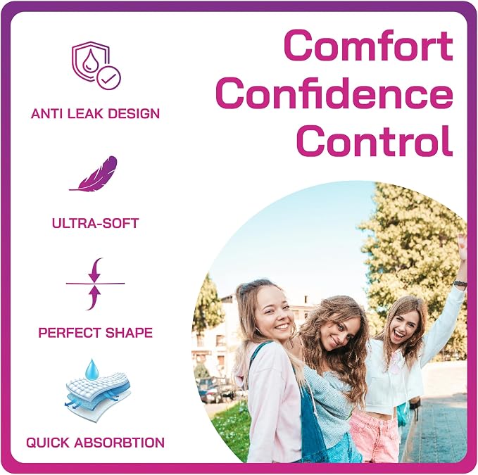Bodyform Maxi - Value Sanitary Napkins, Cushion Soft Always Comfortable and Ultra-Absorbent (Regular, 56 Count (4 Packs of 14 Counts))