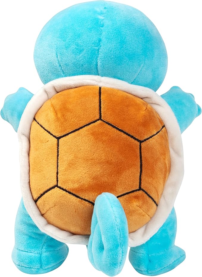 Pokemon 8" Squirtle Plush - Officially Licensed - Generation 1 Starter Figure - Authentic Soft Stuffed Animal Toy - Holiday Christmas Stocking Stuffer Gift for Kids, Boys, Girls - 2+