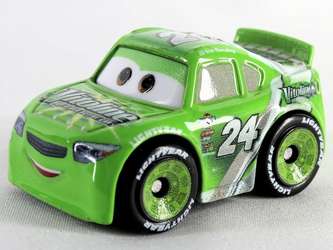 Disney Cars Mini Racers 3-Pack: Lightning McQueen, Vitoline #24 Brick Yardley, Dexter Hoover