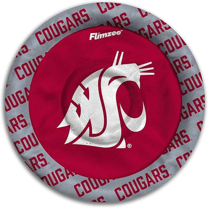 YouTheFan NCAA Washington State Cougars Flimzee Bean-Bag Flying Disc