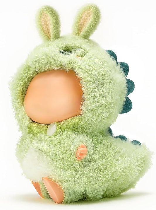 17cm Clothes Set, One-Piece Plush Dinosaur Outfit for 17cm Dolls, Adorable and Stylish Doll Clothes with Soft Texture, Cute Clothing for Dress Up, Chic Doll Accessories