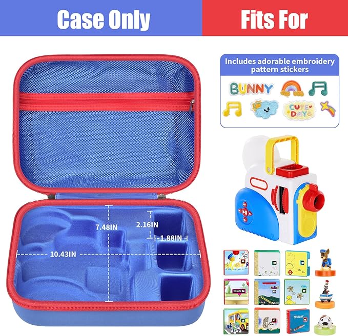 casmilee Travel Case Compatible with Yoto Mini and Case Compatible with Little Tikes Story Dream Machine Starter Set Bundle